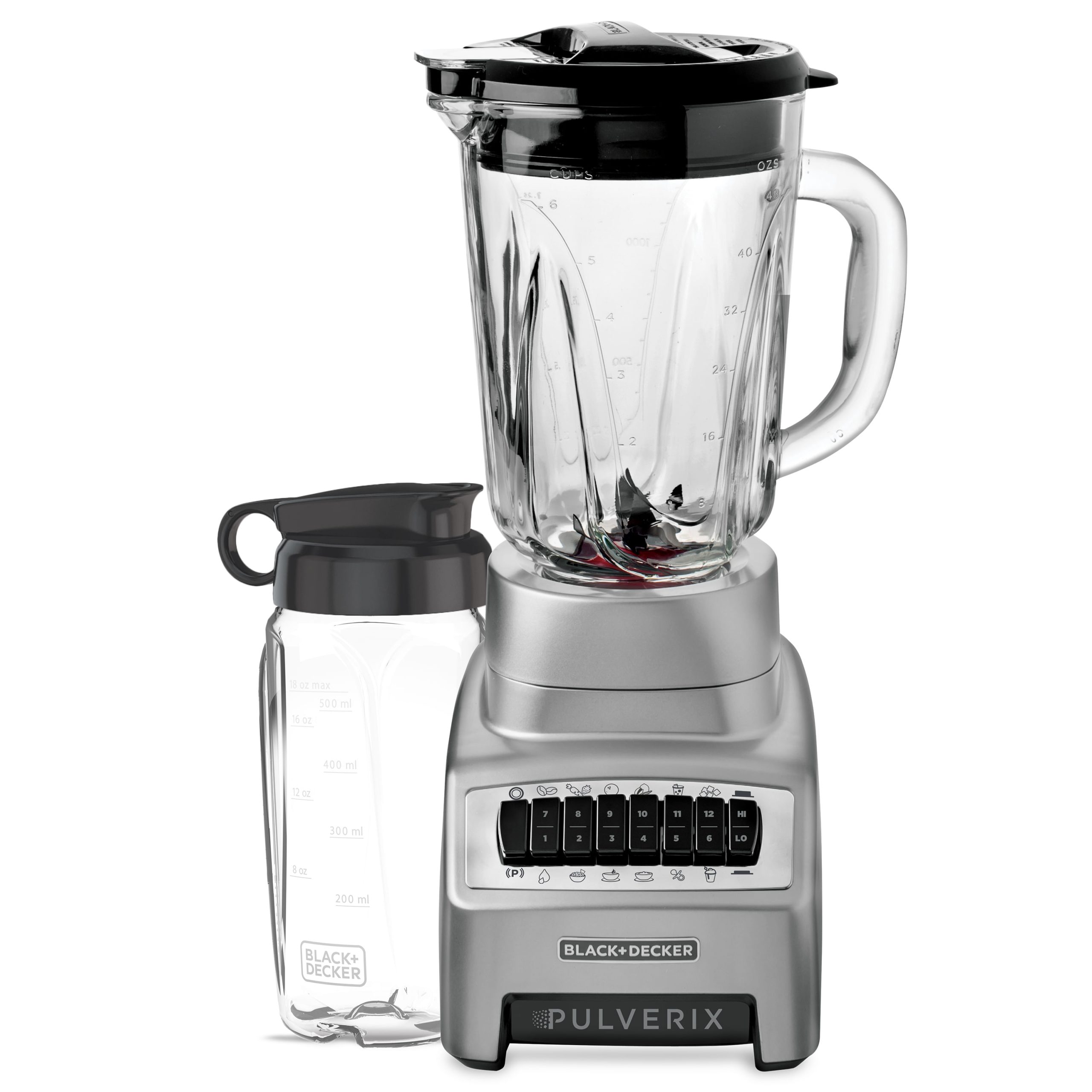 Licuadora BlackDecker Pulverix Digital 12 VL BL1140MS | Amoblar Muebles y Electrodomésticos Licuadora BlackDecker Pulverix Digital 12 VL BL1140MS
