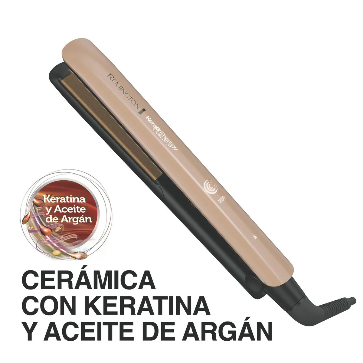 Plancha Para Cabello Remington S8599 Keratintherapy Argan | Amoblar Muebles y Electrodomésticos Plancha Para Cabello Remington S8599 Keratintherapy Argan - Image 4