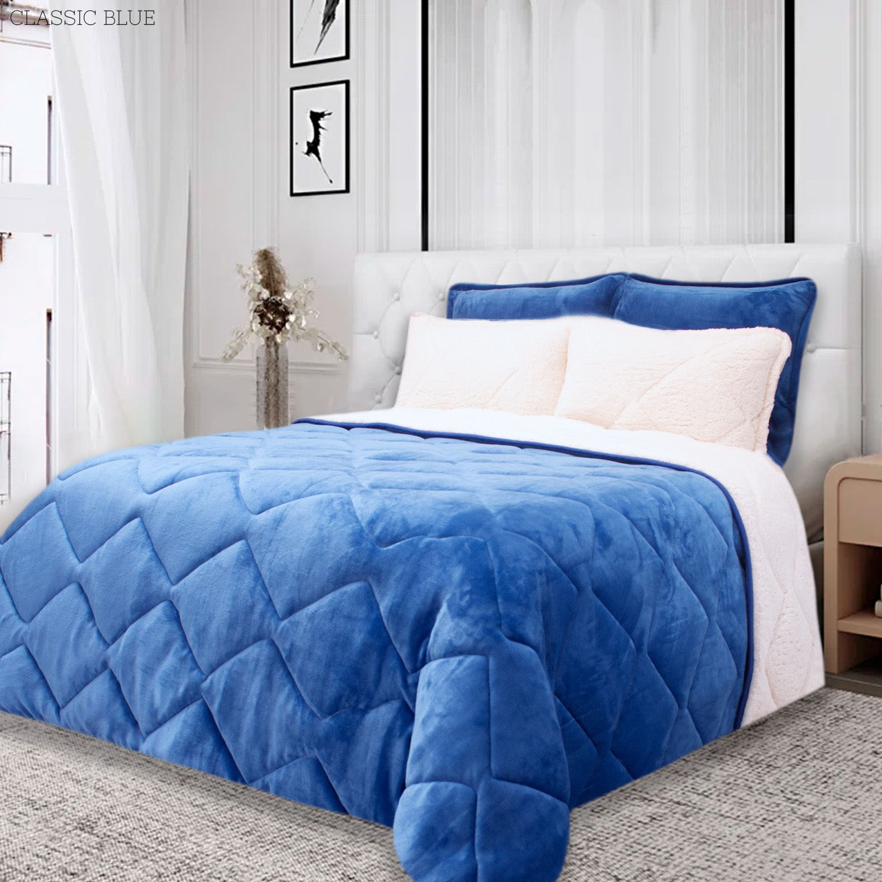 EDREDON SHERPA 1,40 x 1,90 | Amoblar Muebles y Electrodomésticos EDREDON SHERPA 1,40 x 1,90