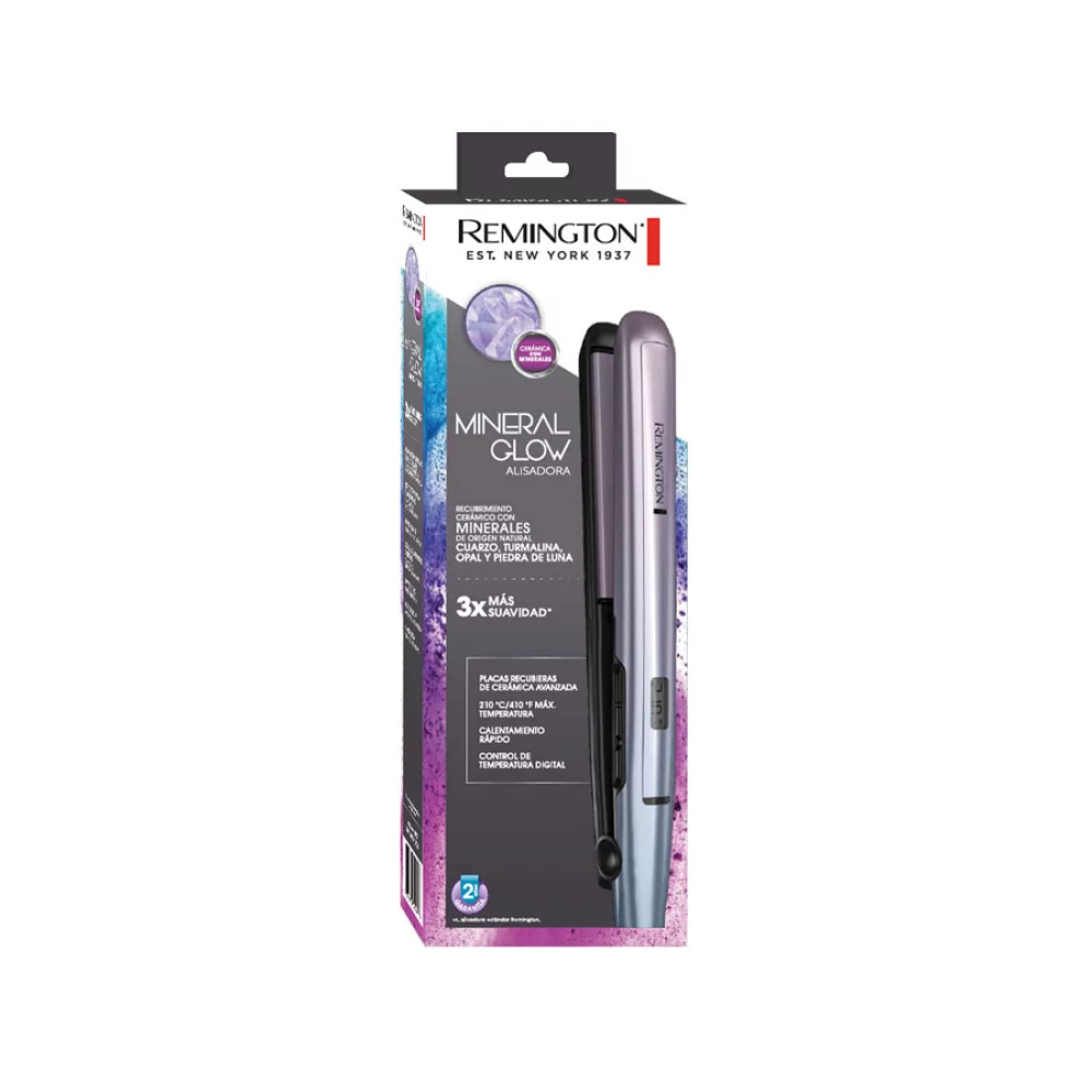 Plancha para Cabello Remington S5408 Mineral Glow | Amoblar Muebles y Electrodomésticos PLANCHA PARA CABELLO REMINGTON S5408 MINERAL GLOW