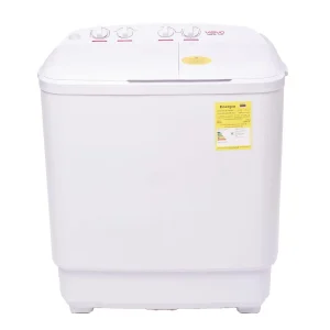 Lavadora semiautomática Visivo doble tina 7 kg blanca con etiqueta de energía